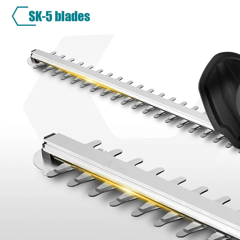 Cordless Electric Hedge Trimmer Multifunction Double Blades Garden Lawn Mower Tools For Makita 18V Battery(No Battery)