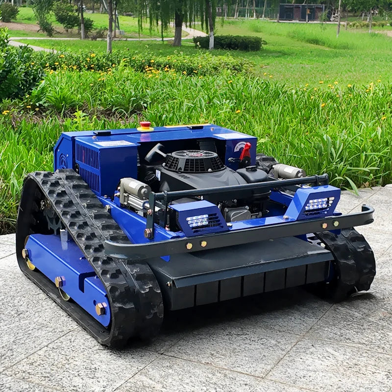 Customised Remote-Controlled Lawn Mower - All-Terrain Self-Propelled Zero-Turn Mower Robot with Discounted Price