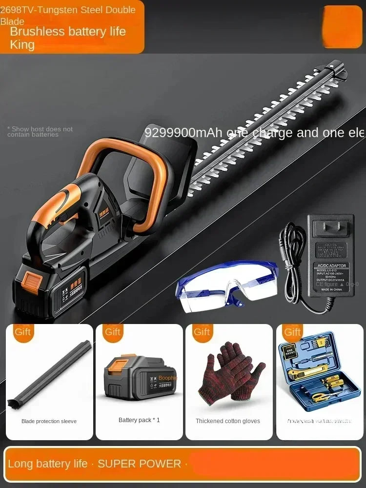 110V/220V Cordless Electric Hedge Trimmer for Garden Maintenance - Efficient and Convenient CE