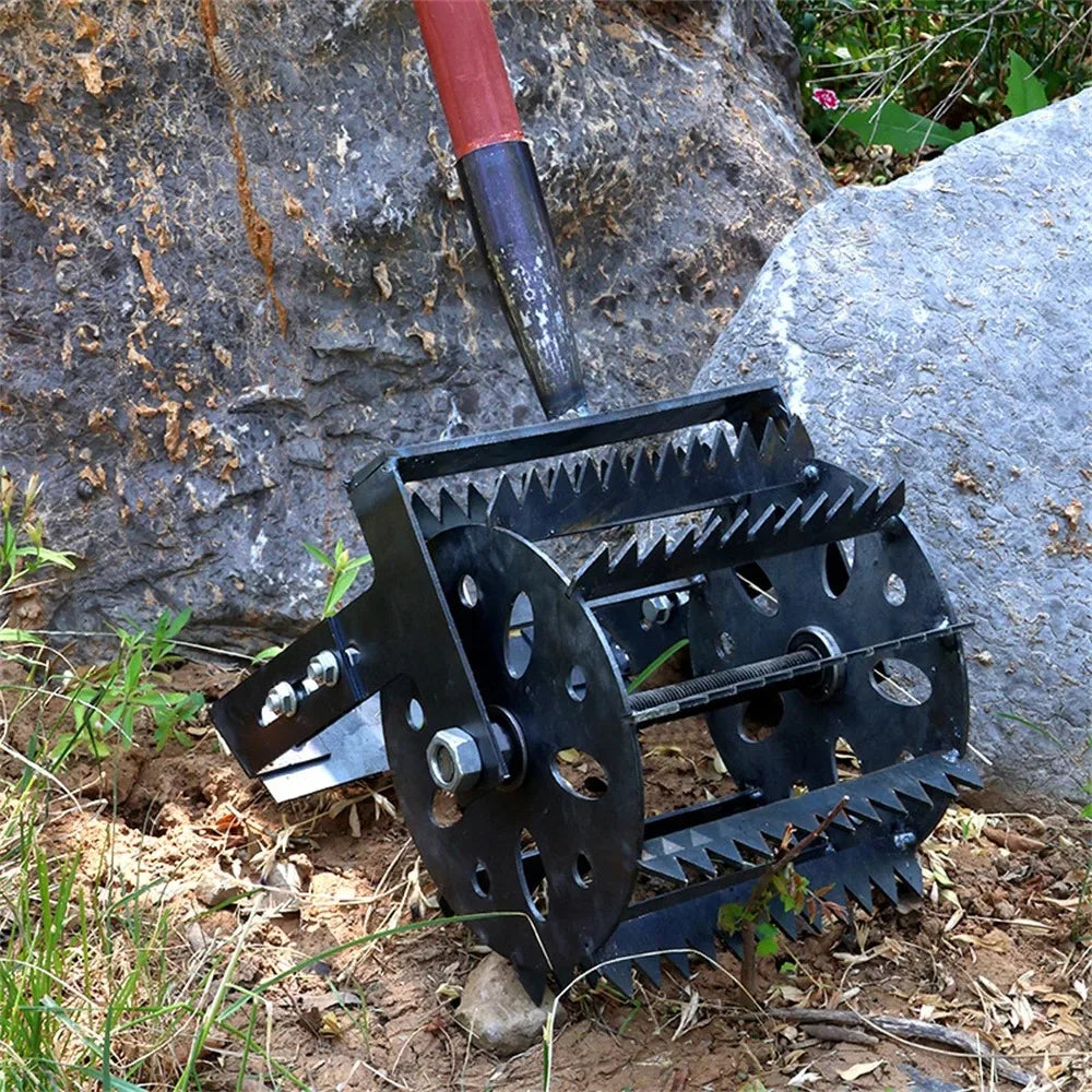Cultivator Weeding Head Gardening Farm Heavey Weeding Head Grass Remover Tool Attachment Weeding Wheels Weeder Accessories
