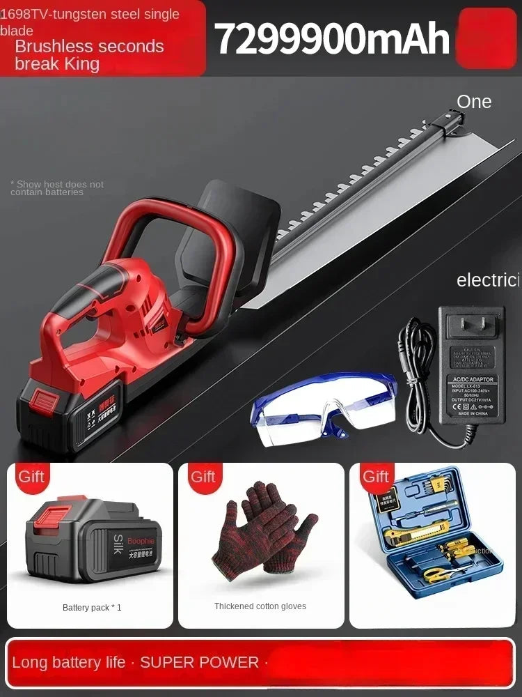 110V/220V Cordless Electric Hedge Trimmer for Garden Maintenance - Efficient and Convenient CE