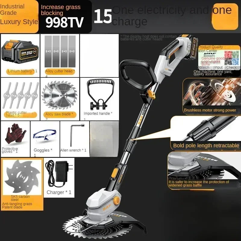 Lightweight and Efficient Grass Cutter for Home Garden A