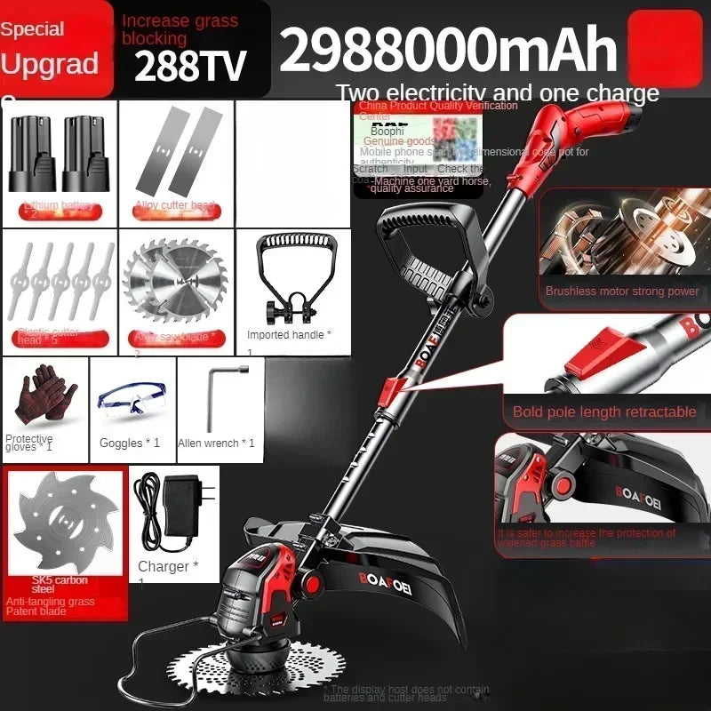 Lightweight and Efficient Grass Cutter for Home Garden A