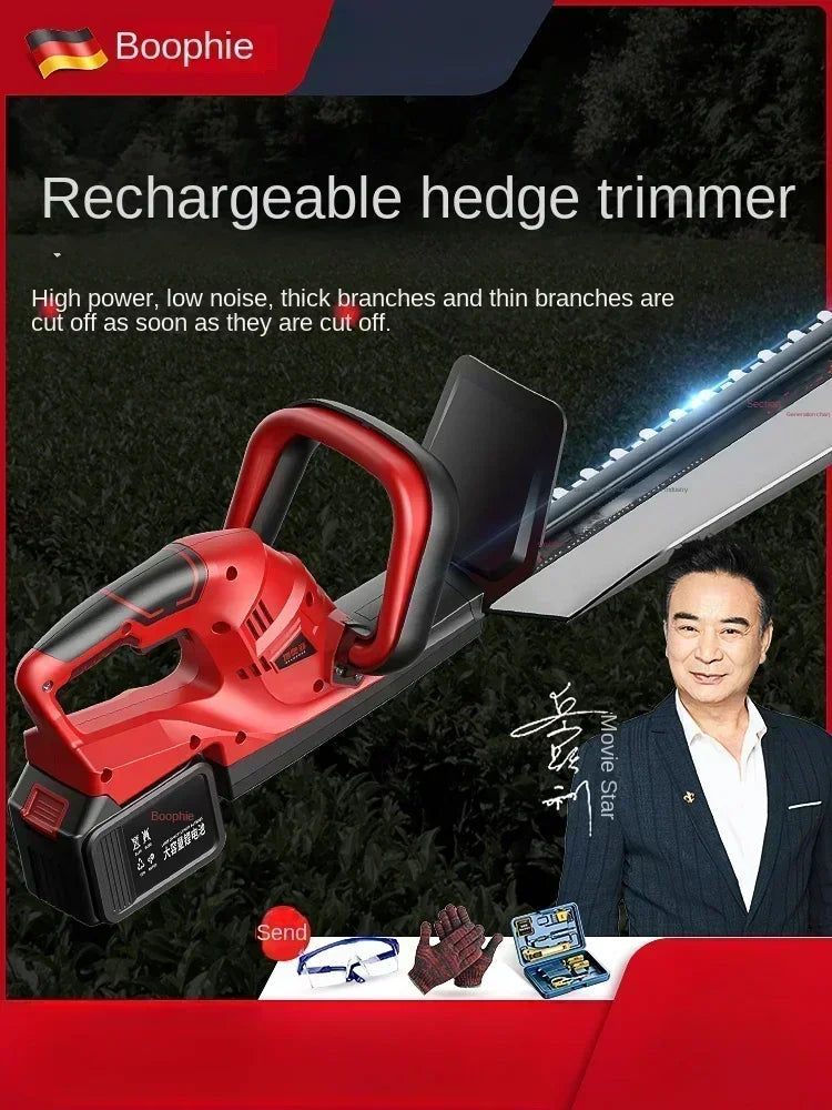 110V/220V Cordless Electric Hedge Trimmer for Garden Maintenance - Efficient and Convenient CE