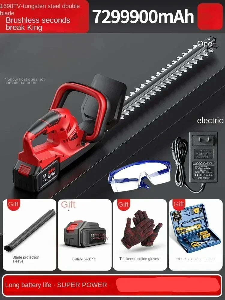 110V/220V Cordless Electric Hedge Trimmer for Garden Maintenance - Efficient and Convenient CE