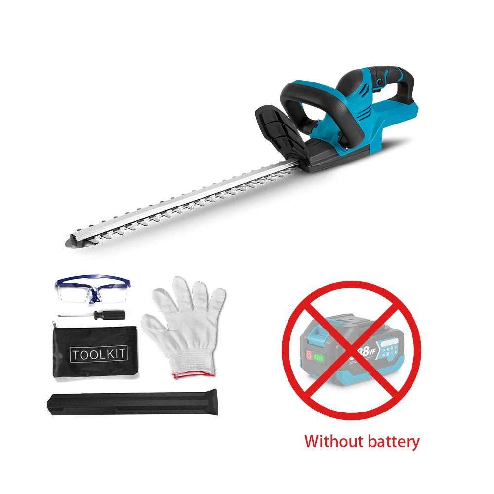 Cordless Electric Hedge Trimmer Multifunction Double Blades Garden Lawn Mower Tools For Makita 18V Battery(No Battery)