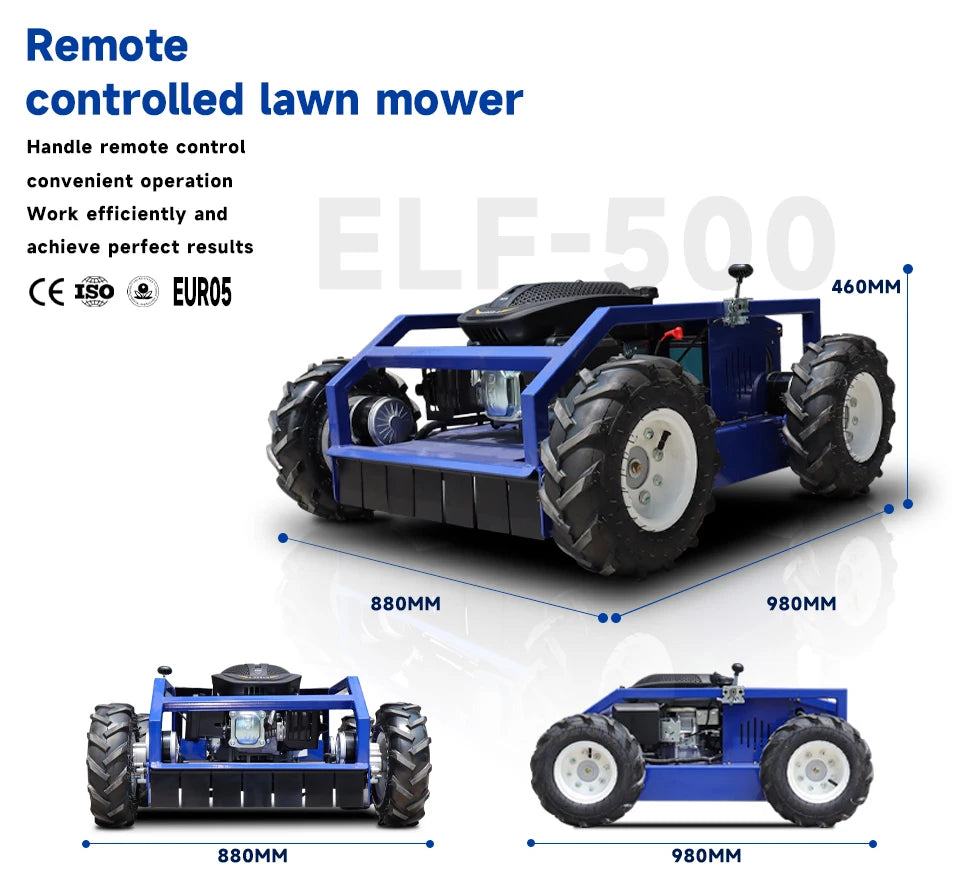 Lawn Mower Remote Control Lawn Mower Home Remote Control Lawn Mower 70mm cutting height 500mm cutting width