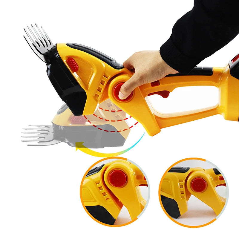 Handheld Hedge Trimmer Multifunctional Portable Electric Trimmer Outdoors Cordless Lawn Mower Household Gardens Cutting Tools