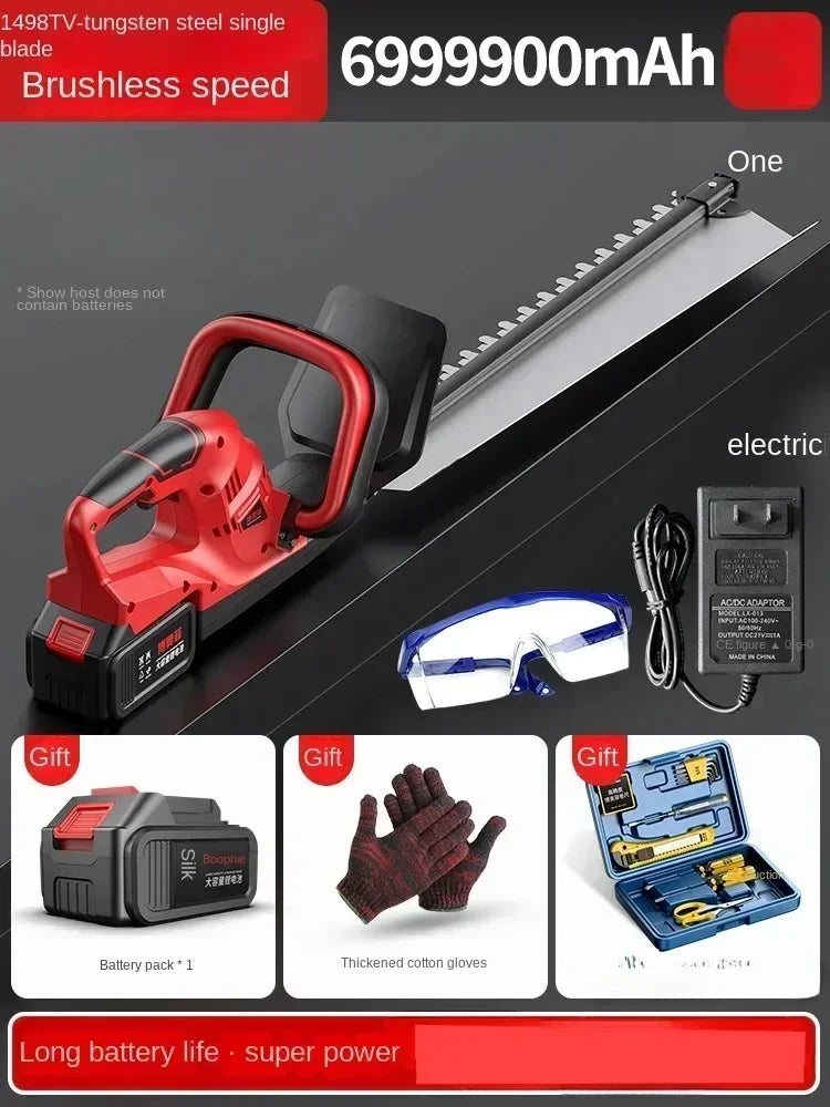 110V/220V Cordless Electric Hedge Trimmer for Garden Maintenance - Efficient and Convenient CE
