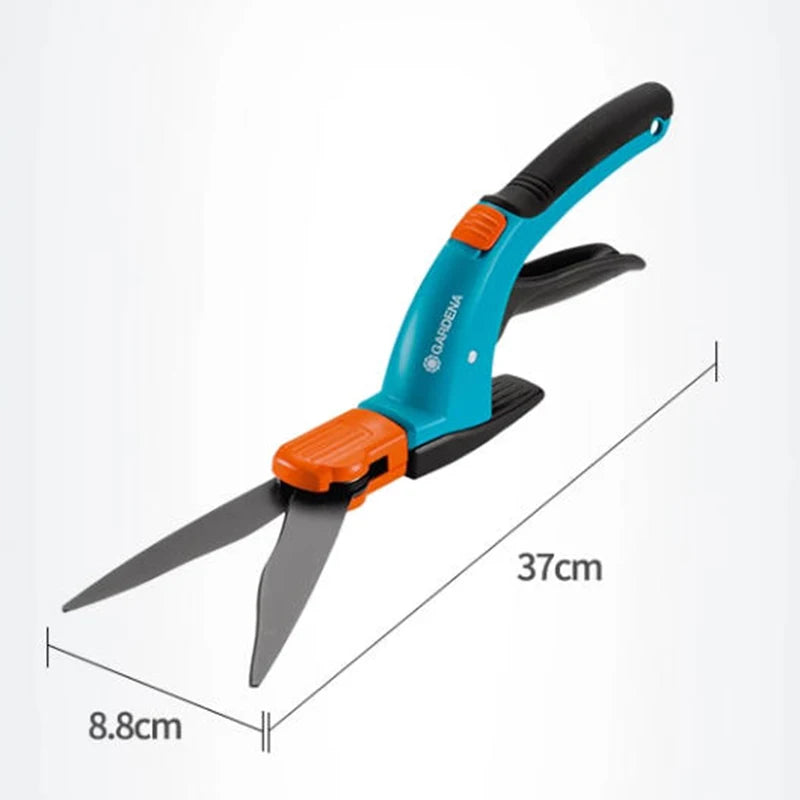 Lawn Trimming Scissors 360 Rotation Garden Grass Trimming Shears Portable Multifunctional Manual Trim Handheld Household Mowers