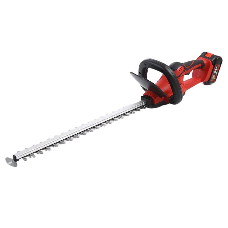 Electric Cordless Hedge Trimmer, Double-sided Blade, High Battery Life and High Power Suitable for Garden Trimming
