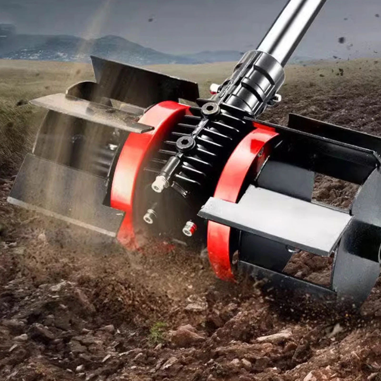 9 Tooth 26mm 28mm Grass Trimmer Weeding Wheel Trimmer Deep Plowing Wheel Garden Tiller Loose Soil Accessory