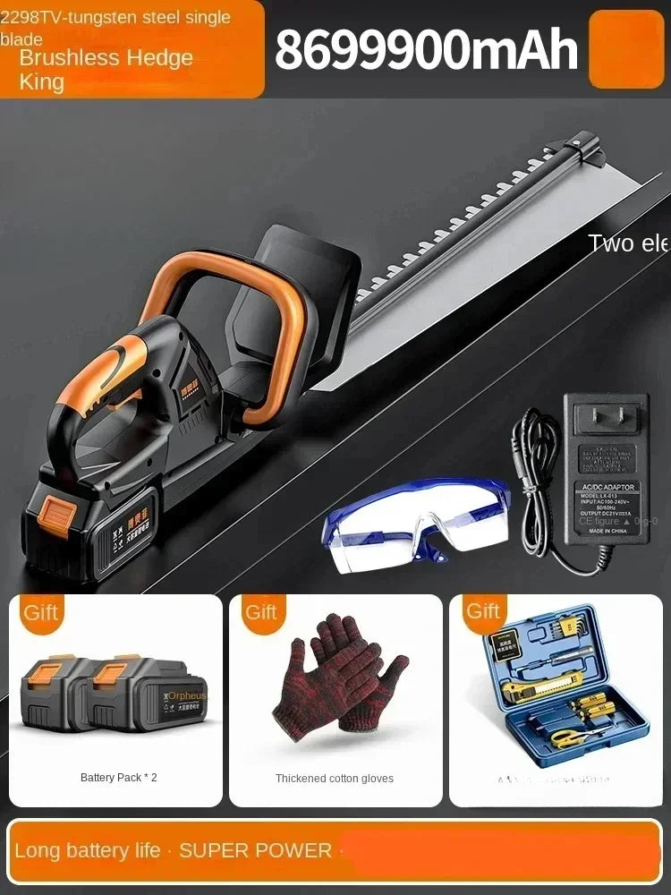 110V/220V Cordless Electric Hedge Trimmer for Garden Maintenance - Efficient and Convenient CE