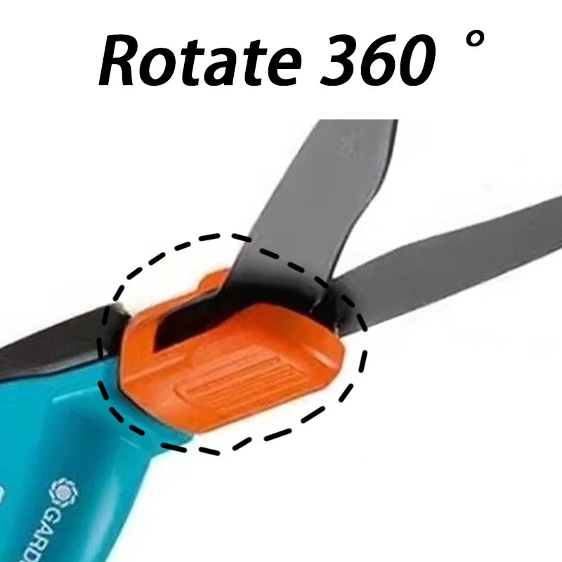 Lawn Trimming Scissors 360 Rotation Garden Grass Trimming Shears Portable Multifunctional Manual Trim Handheld Household Mowers