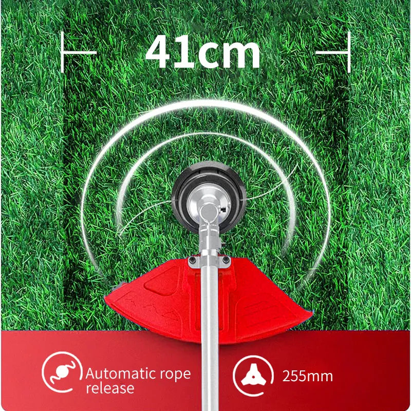 Garden Tools 36V Electric Brush Cutter Lithium Battery Power String Trimmer Cordless Grass Trimmer Lawn Mower