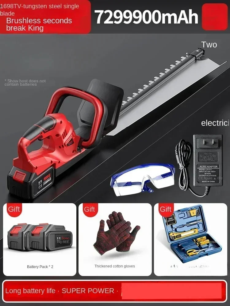 110V/220V Cordless Electric Hedge Trimmer for Garden Maintenance - Efficient and Convenient CE