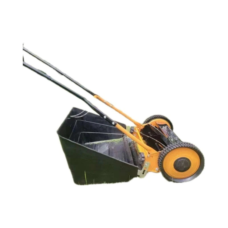 Lawn Mower Lawn Mower Hand Pushed Non Powered Household Lawn Mower Trimming Small Garden Manganese Steel Lawn Mower