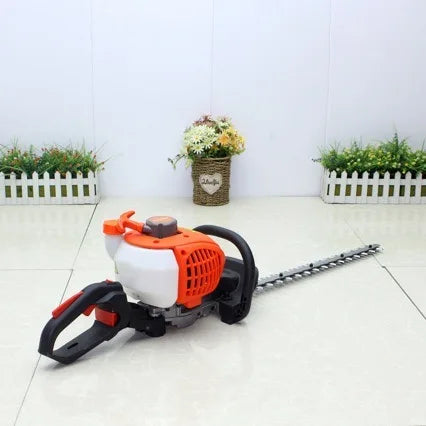 Hedge Trimmer Double Blade Gasoline Powered Two Stroke Gardening Tools 22.5cc 0.75KW Pruning Shears Brush Cutter
