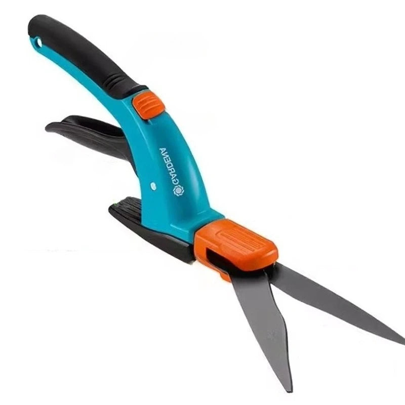 Lawn Trimming Scissors 360 Rotation Garden Grass Trimming Shears Portable Multifunctional Manual Trim Handheld Household Mowers