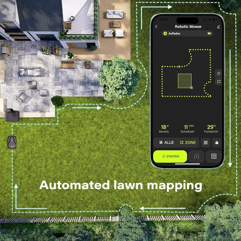 Customized Robot Lawn Mower 24V Intelligent Lawn Mower High-quality Lawn Mower with Grass Collecting Bucket Suitable for Garden