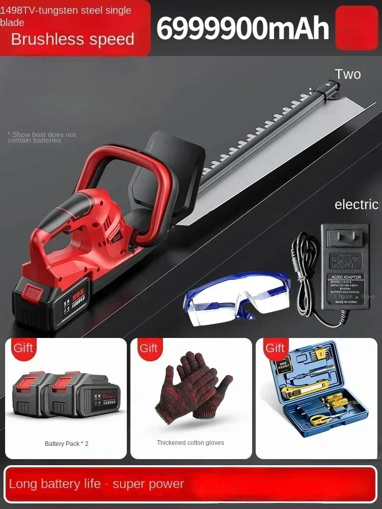 110V/220V Cordless Electric Hedge Trimmer for Garden Maintenance - Efficient and Convenient CE