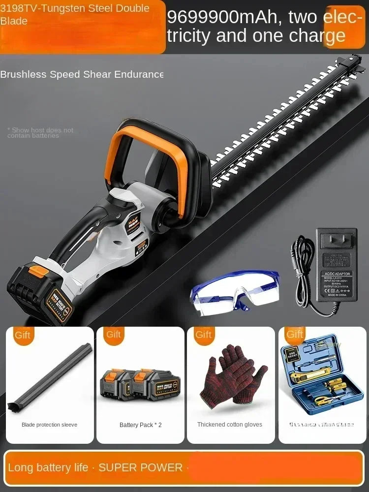 110V/220V Cordless Electric Hedge Trimmer for Garden Maintenance - Efficient and Convenient CE