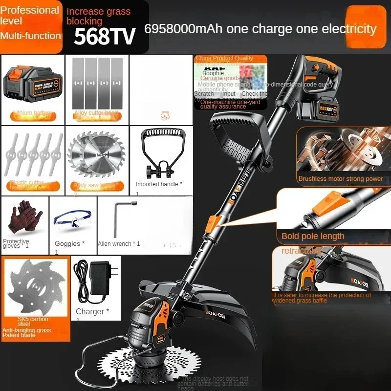 Lightweight and Efficient Grass Cutter for Home Garden A