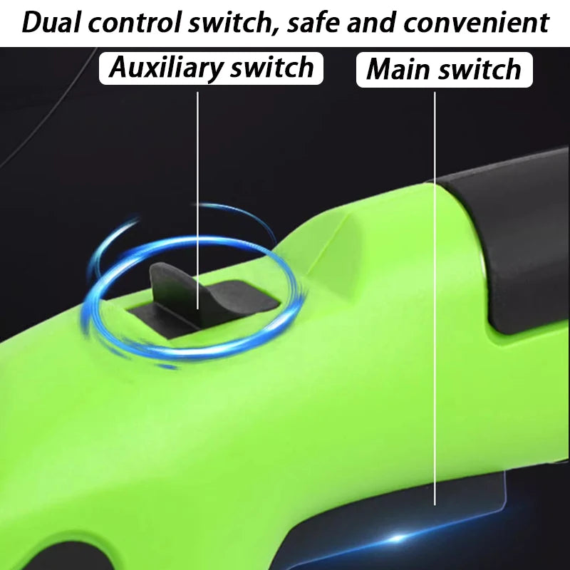 2 in 1 Cordless Hedge Trimmer Grass Electric Handheld Shrub Hedge Trimmer Blade Rechargeable Bush Trimmers Garden Pruning Tools