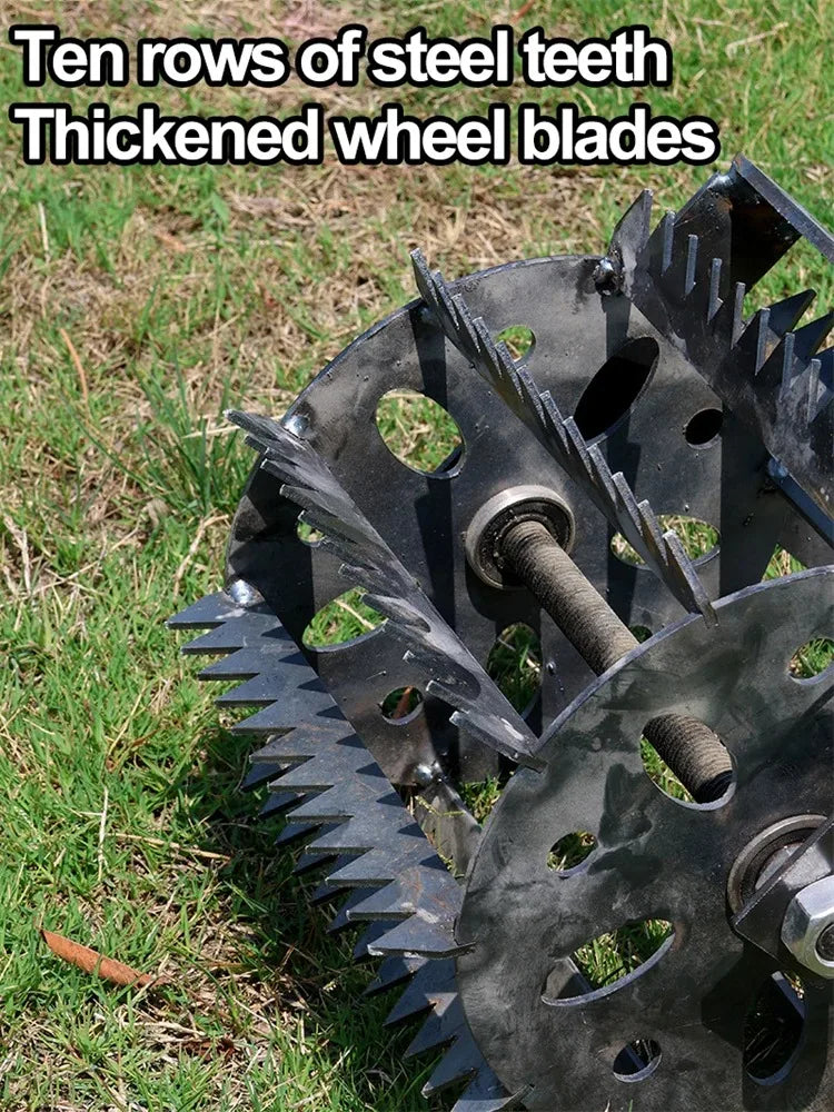 Cultivator Weeding Head Gardening Farm Heavey Weeding Head Grass Remover Tool Attachment Weeding Wheels Weeder Accessories