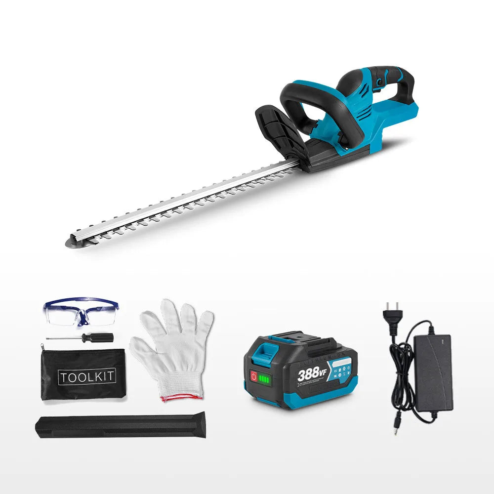 Cordless Electric Hedge Trimmer Multifunction Double Blades Garden Lawn Mower Tools For Makita 18V Battery(No Battery)