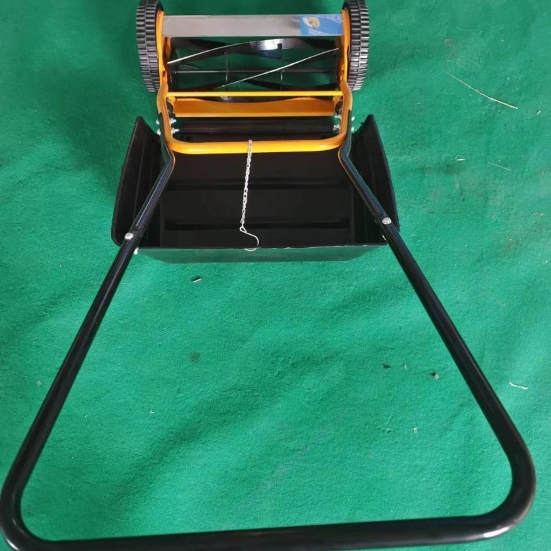 Lawn Mower Lawn Mower Hand Pushed Non Powered Household Lawn Mower Trimming Small Garden Manganese Steel Lawn Mower