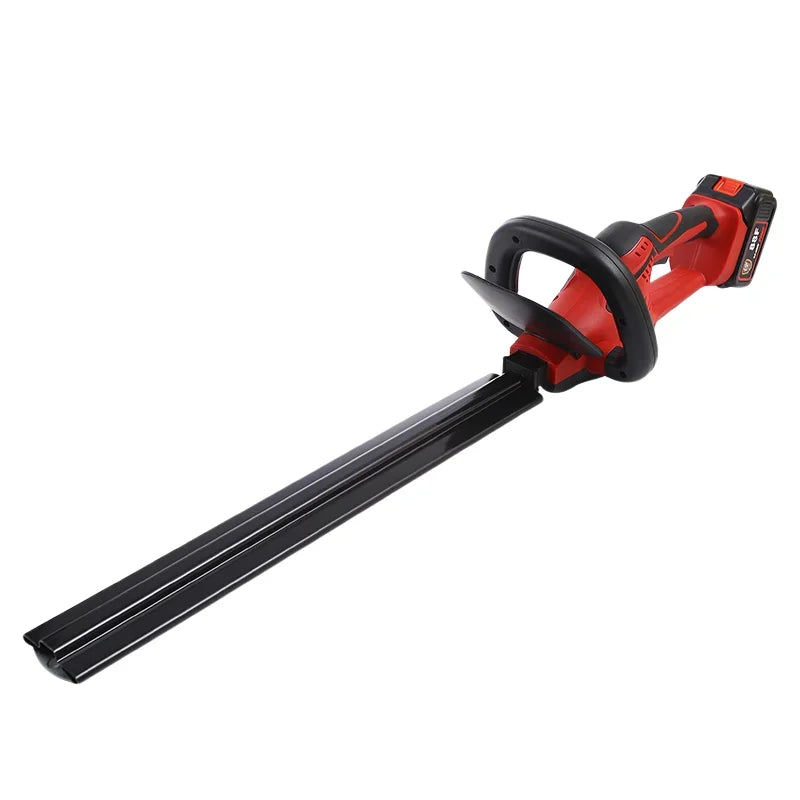 Electric Cordless Hedge Trimmer, Double-sided Blade, High Battery Life and High Power Suitable for Garden Trimming