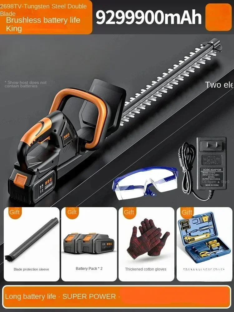 110V/220V Cordless Electric Hedge Trimmer for Garden Maintenance - Efficient and Convenient CE