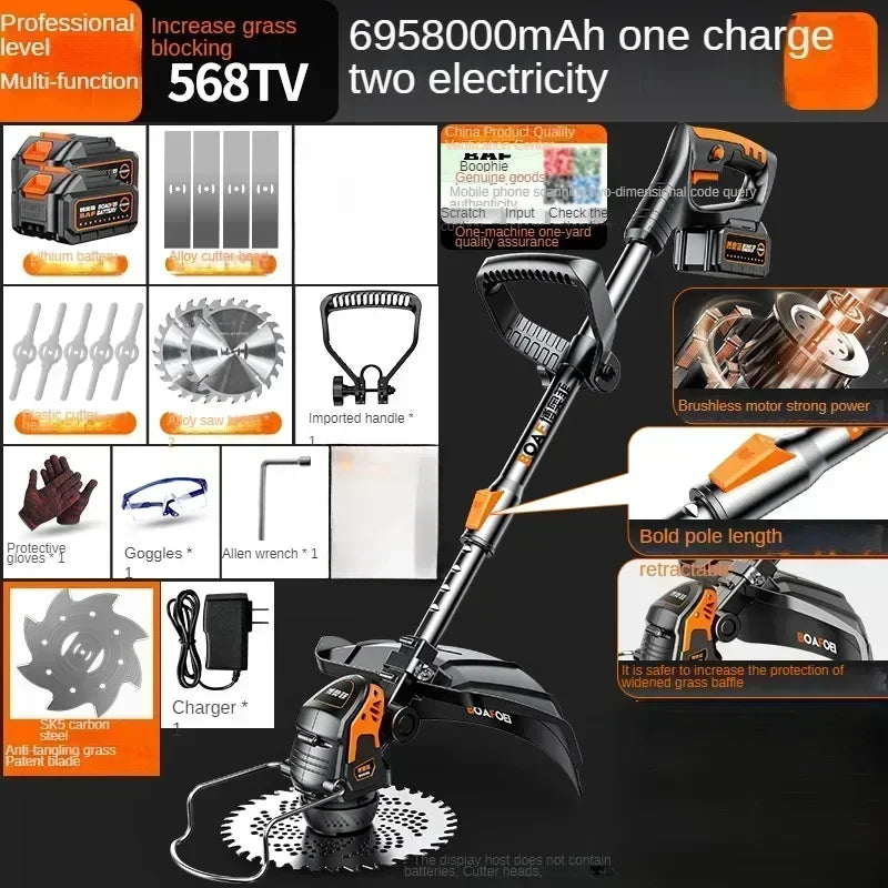 Lightweight and Efficient Grass Cutter for Home Garden A