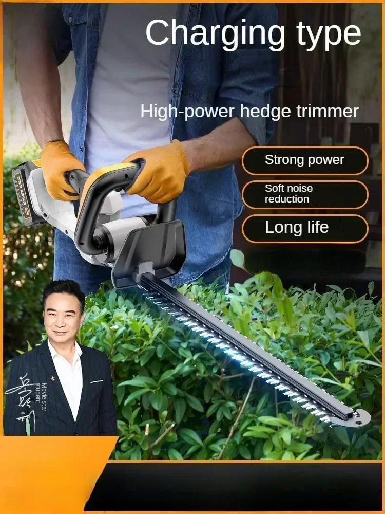 110V/220V Cordless Hedge Trimmer with Multiple Functions for Tea, Tree and Garden Pruning C