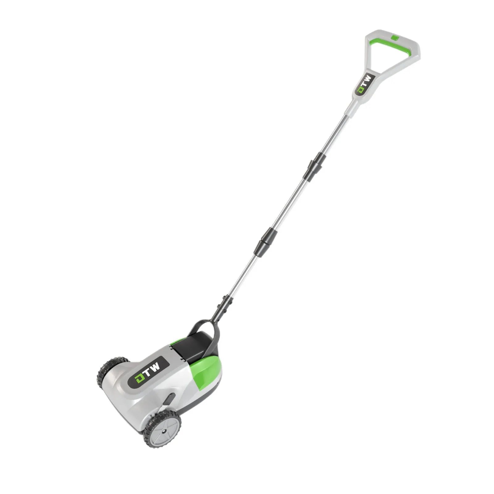 Electric Lawn Mower with Telescopic Handle Household Courtyard Push-Type Grass Cutter 2-15cm Cutting Width for Pasture Outlet