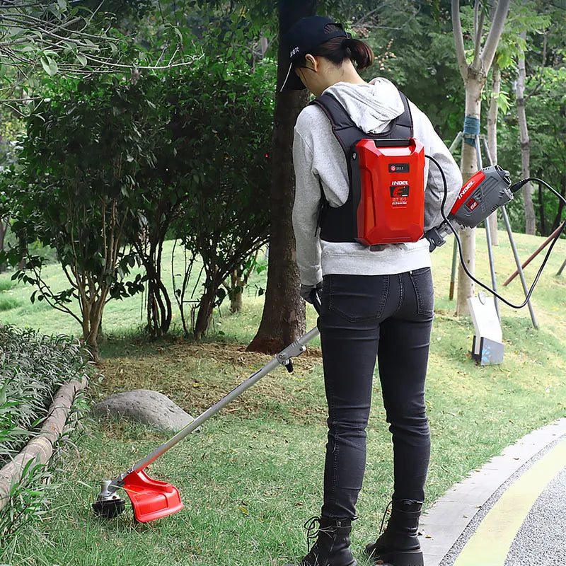 Garden Tools 36V Electric Brush Cutter Lithium Battery Power String Trimmer Cordless Grass Trimmer Lawn Mower