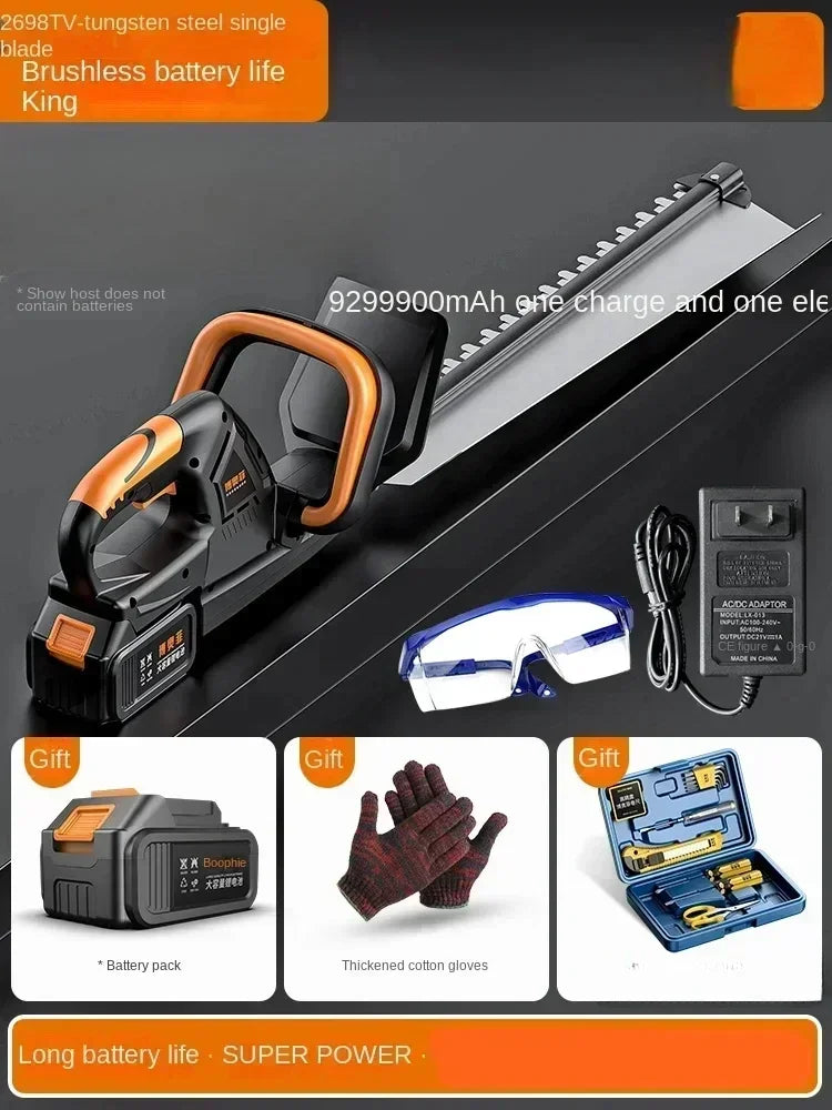 110V/220V Cordless Electric Hedge Trimmer for Garden Maintenance - Efficient and Convenient CE