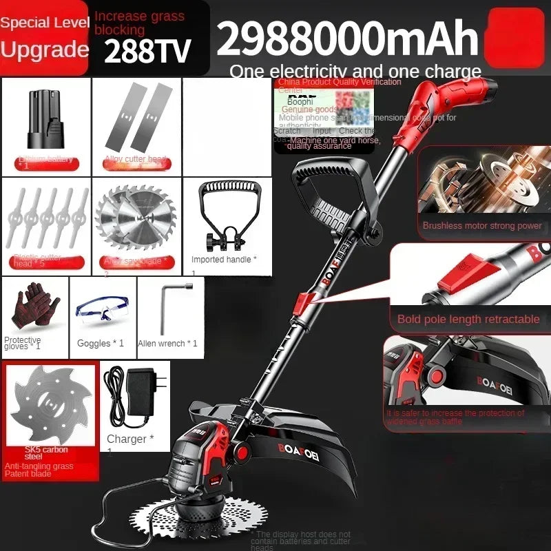 Lightweight and Efficient Grass Cutter for Home Garden A