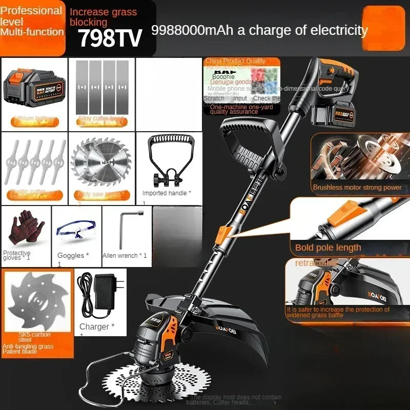 Lightweight and Efficient Grass Cutter for Home Garden A